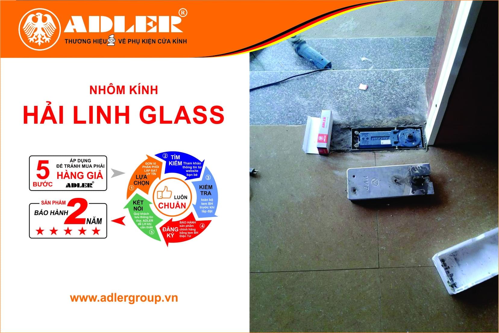 Nhôm kính Hải Linh Glass và sản phẩm chính hãng Adler