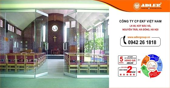 Cửa kính cường lực có tính thẩm mỹ cao cùng nhiều tính năng vượt trội 