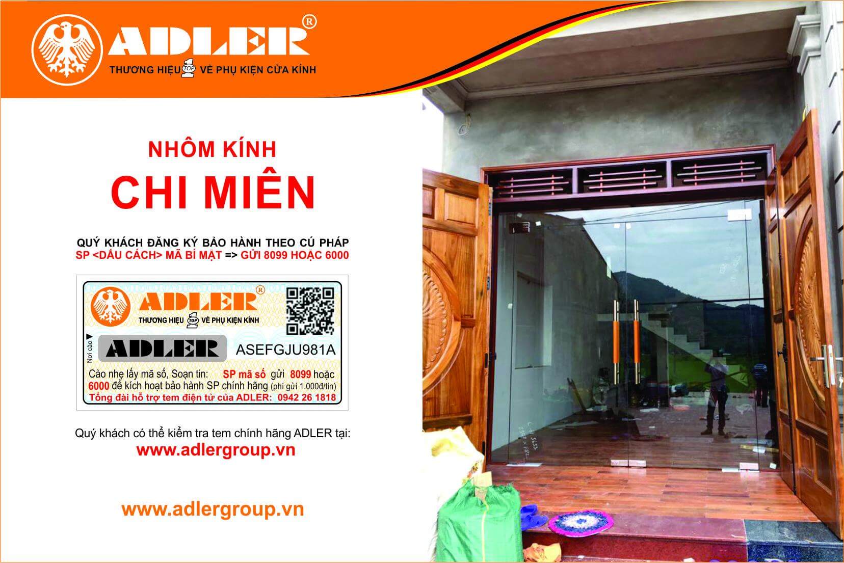Phụ kiện kính Adler - xu hướng lựa chọn hàng đầu cho cửa kính thủy lực tại Thái Nguyên