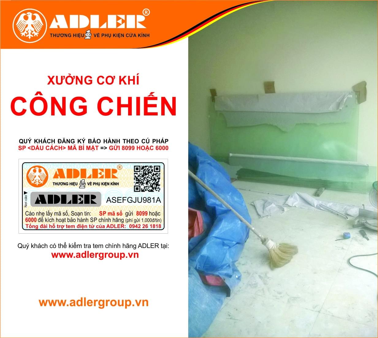 Cơ khí Công Chiến chuẩn bị sẵn sàng trước khi lắp đặt 