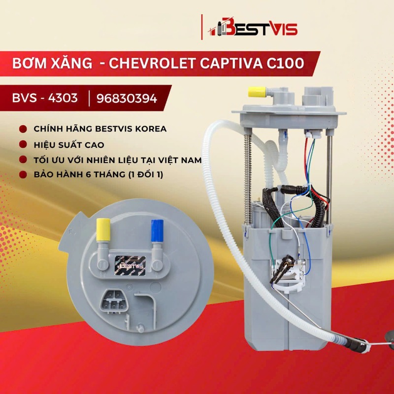 Cụm bơm xăng Chevrolet Captiva 2.4 C100 2008-2018 | 96830394 