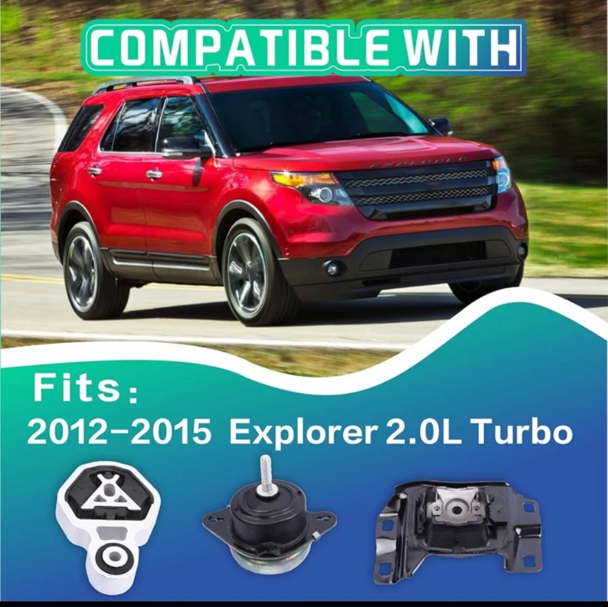 Bộ cao su chân máy Ford Explorer 2.3L 2014-2023