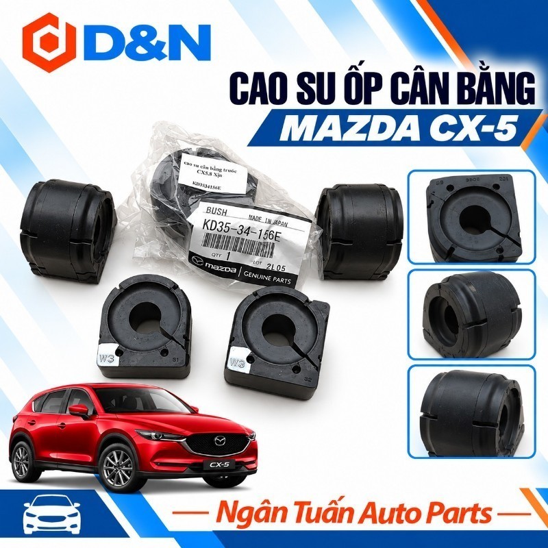 Cao su ốp cân bằng trước Mazda CX5, Mazda 6 2013-2023 | KD35-34-156