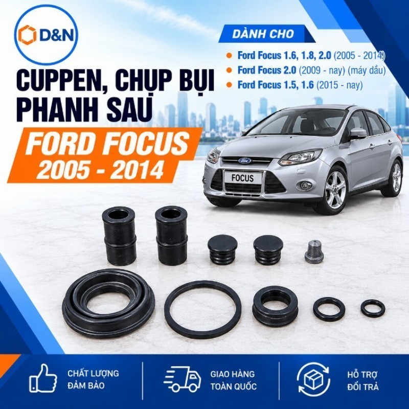 Cuppen, Chụp Bụi Phanh Sau Ford Focus 2005-2019