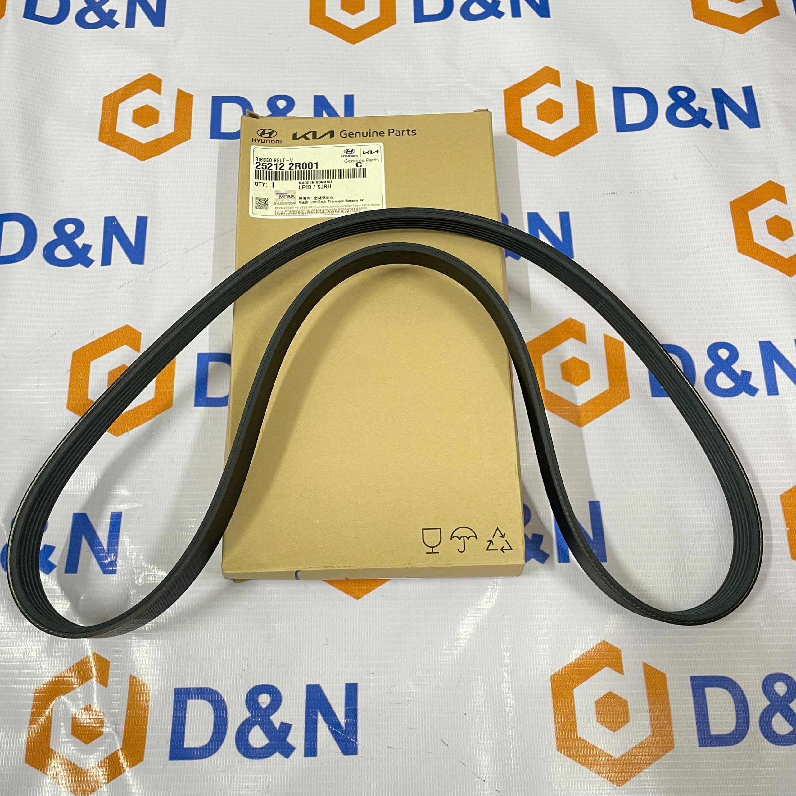 Dây Curoa Tổng Kia Carnival, Sorento, Huyndai Santafe, Tucson 2020-2025 | 25212-2R001