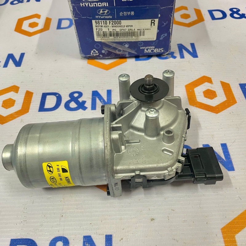 Mô tơ/ Motor gạt mưa Kia Forte, Cerato, Carens, Hyundai Elantra, I30 | 98110F2000, 98110-F2000