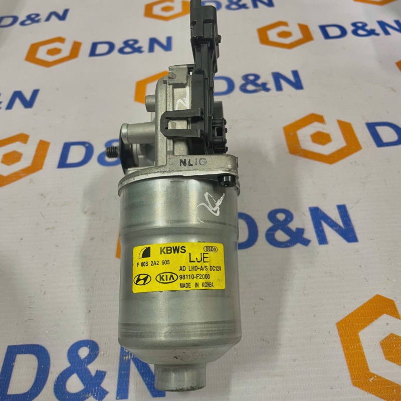 Mô tơ/ Motor gạt mưa Kia Forte, Cerato, Carens, Hyundai Elantra, I30 | 98110F2000, 98110-F2000