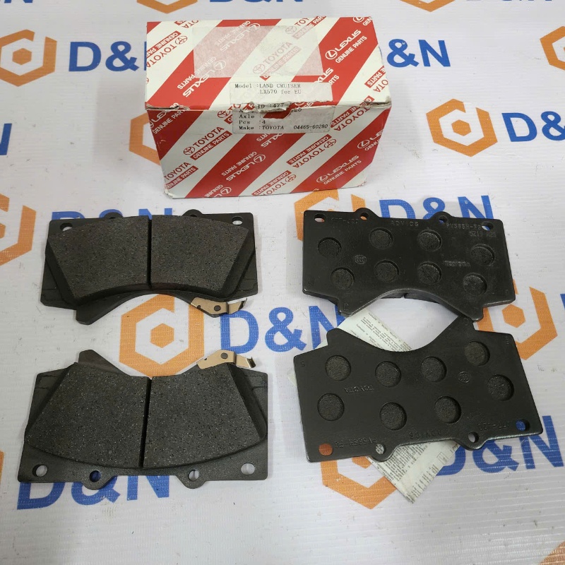 Má phanh, bố thắng trước Lexus LX570, LX460, Land Cruiser, Sequoia, Tundra 2007-2021 | 04465-0C020, 04465-60280, 04465-60281, 04465-02440, 04465-60300, 04465-AZ001, 04465-AZ024, 04465-YZZR2, 0446560350
