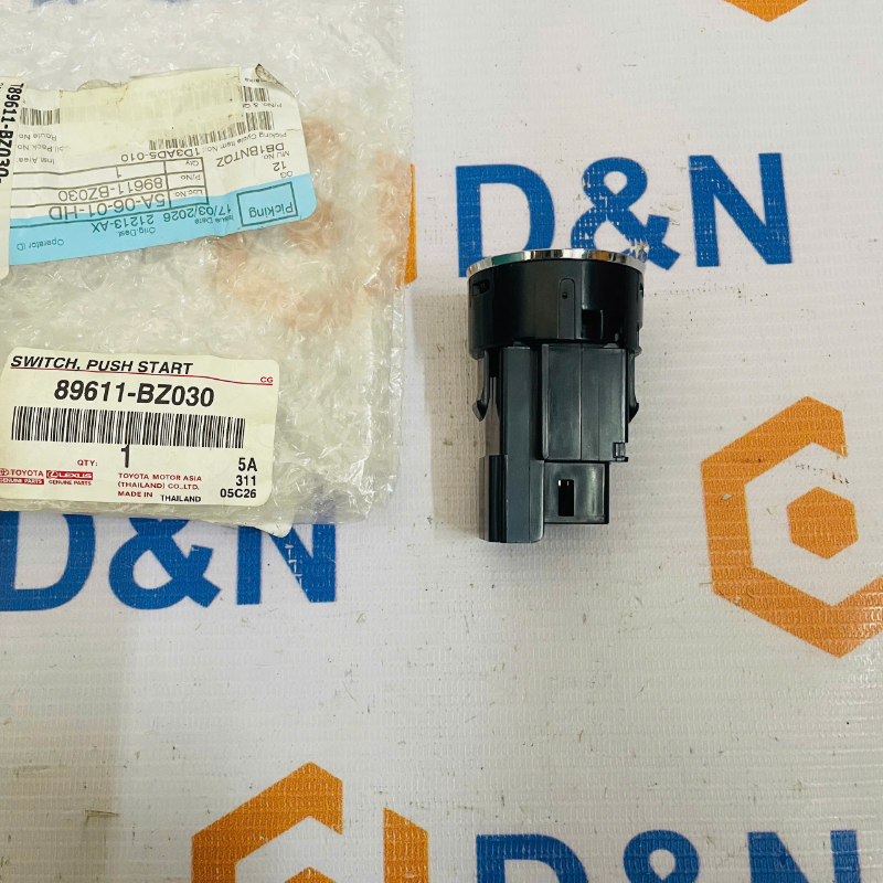 Công tắc khởi động (Nút Start, Stop) Toyota Wigo, Avanza | 89611-BZ030