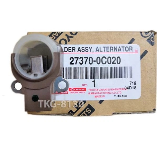 Chổi than máy phát Toyota Corolla, Vios, Altis, Camry, Venza, Sienna, Rav4, Fortuner, Hilux | 27370-0P020, 27370-0C020, 27370-0F060, 27370-0H110, 27370-0M040, 27370-0P020, 27370-0S010, 27370-0T030, 27370-0Y150, 27370-27060, 27370-31220, 27370-58460