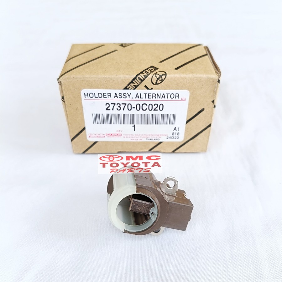 Chổi than máy phát Toyota Corolla, Vios, Altis, Camry, Venza, Sienna, Rav4, Fortuner, Hilux | 27370-0P020, 27370-0C020, 27370-0F060, 27370-0H110, 27370-0M040, 27370-0P020, 27370-0S010, 27370-0T030, 27370-0Y150, 27370-27060, 27370-31220, 27370-58460