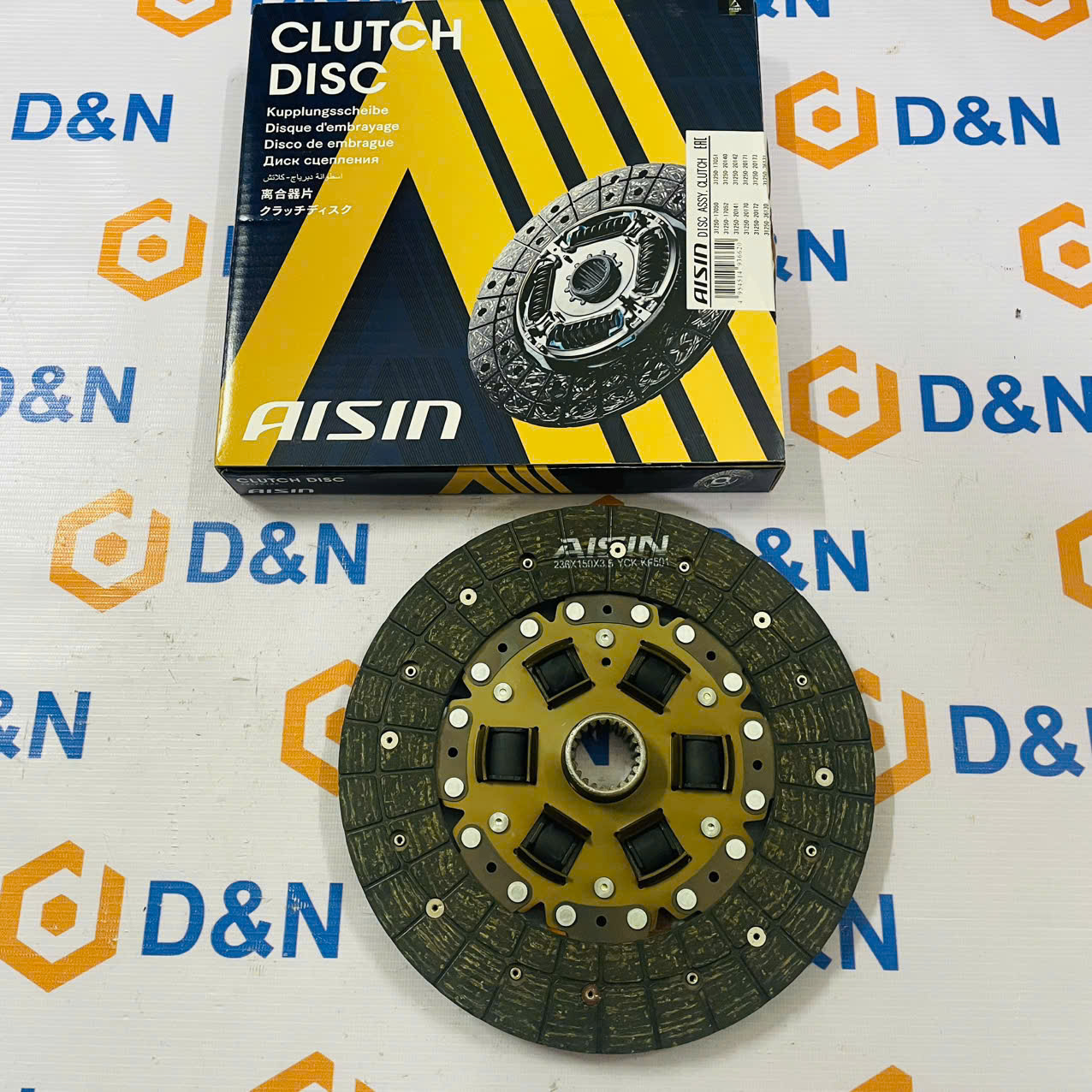Lá Côn, Đĩa Côn Ly Hợp Toyota Camry, Corona 1991-2001 (Động cơ 3S, 5S) | DT100VA, 31250-20250, 3125020250