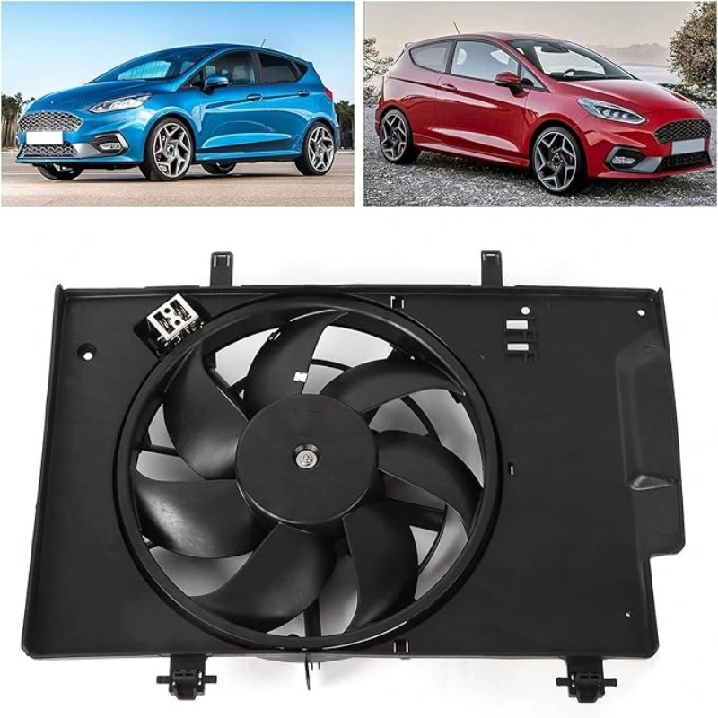 Cụm quạt gió dàn nóng, két nước Ford Fiesta, Ecosport 2011-2018 | C1B18C607FC, 8V518C607CG