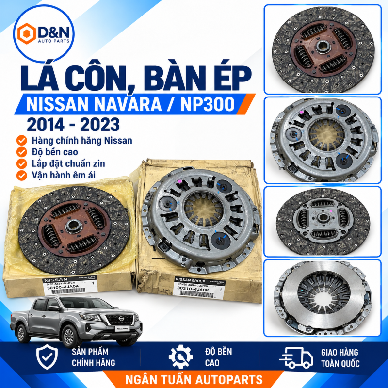 Bộ côn ly hợp Nissan Navara Np300 2014-2023