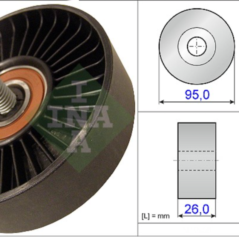 BI TỲ DÂY CUROA HYUNDAI I30, ACCENT, AVANTE, ELANTRA 1.6L [2009-2024]