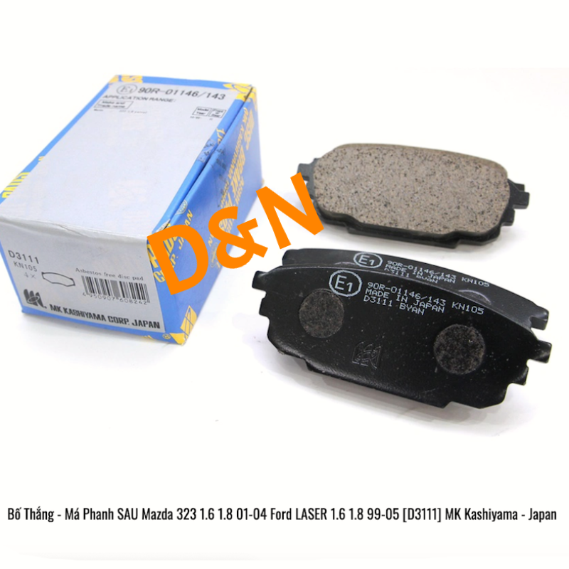 MÁ PHANH SAU, BỐ THẮNG SAU FORD LASER 1.8L | BKYT2643Z, BKYT2648Z
