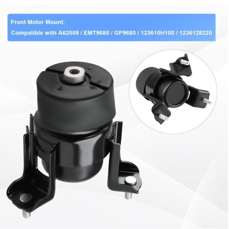 Bộ cao su chân máy toyota Sienna 2004-2010 3.5L |12360-0P050, 12362-0P040, 12372-0A050, 12309-0P050