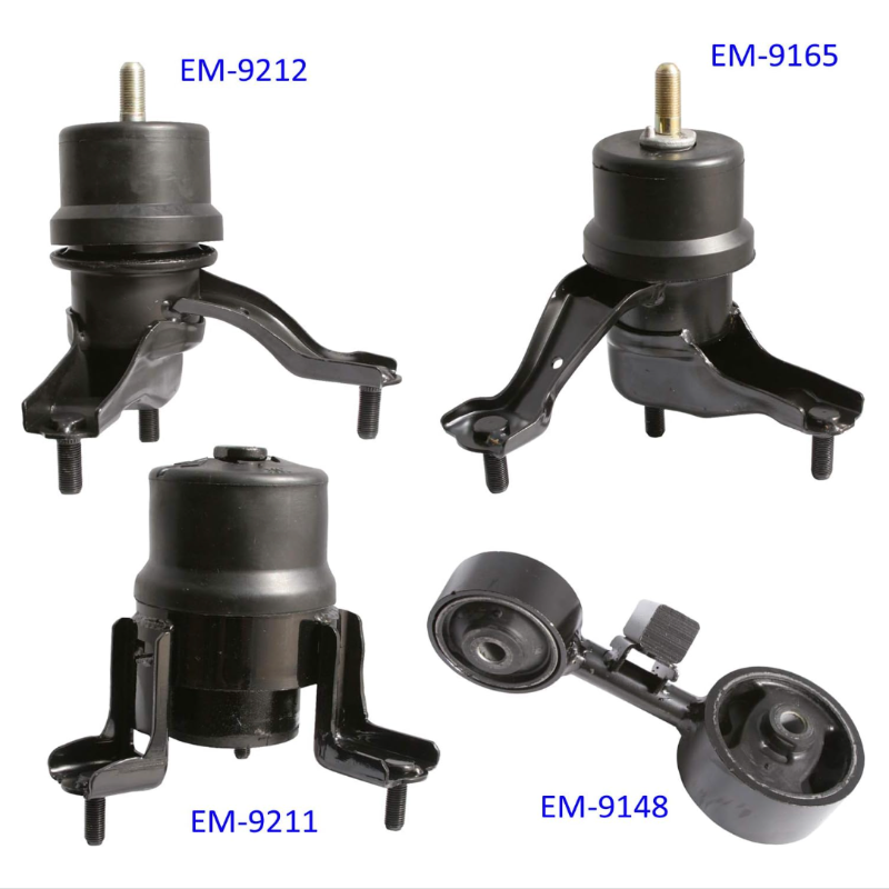 Bộ cao su chân máy toyota Camry 2002-2011 (2.0L-2.4L) | 12362-28190, 12372-28200, 12361-28220, 12309-0H070