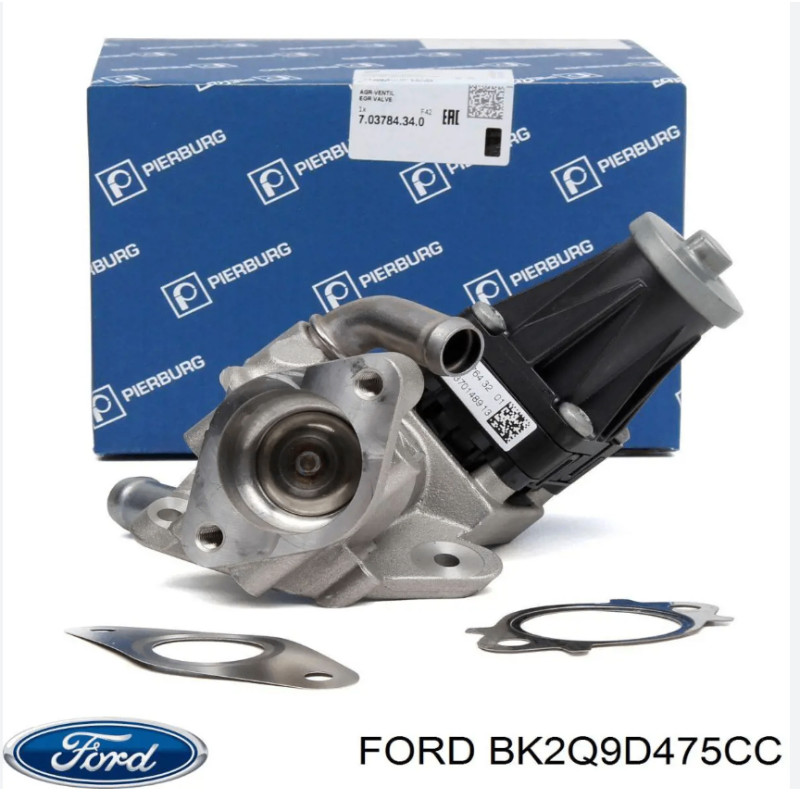 Van Tuần Hoàn Khí Thải, Van EGR Ford Ranger, Mazda BT50 2012-2017 | BK2Q9D475CC, FB3Q9D475AC, U20920300B