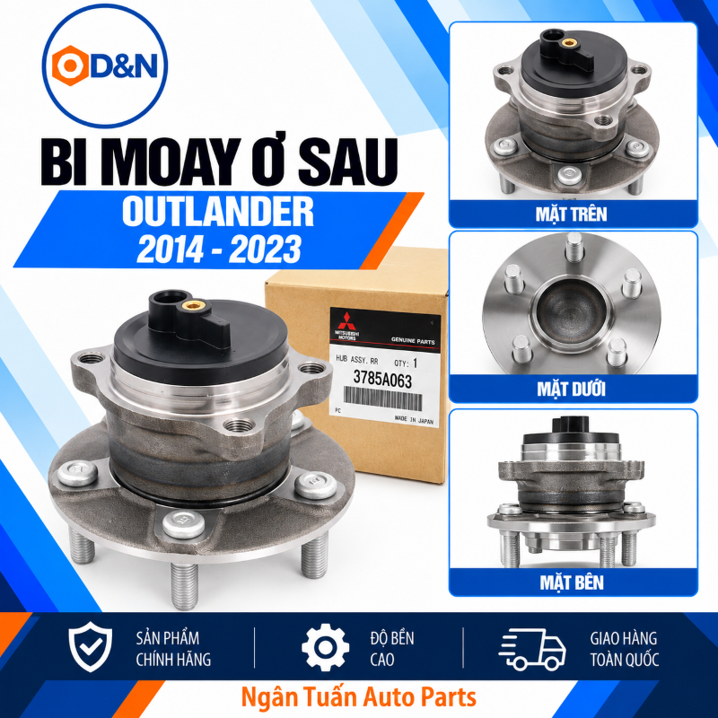 Bi Moay Ơ Sau, Bạc Đạn Bánh Sau Mitsubishi Outlander 2015-2024 | 9400526, 3785A063,3785A033