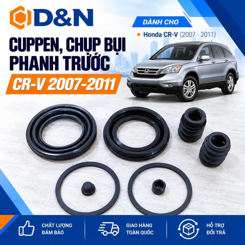 Cuppen, Chụp Bụi Phanh Trước Honda Crv 2007- 2011