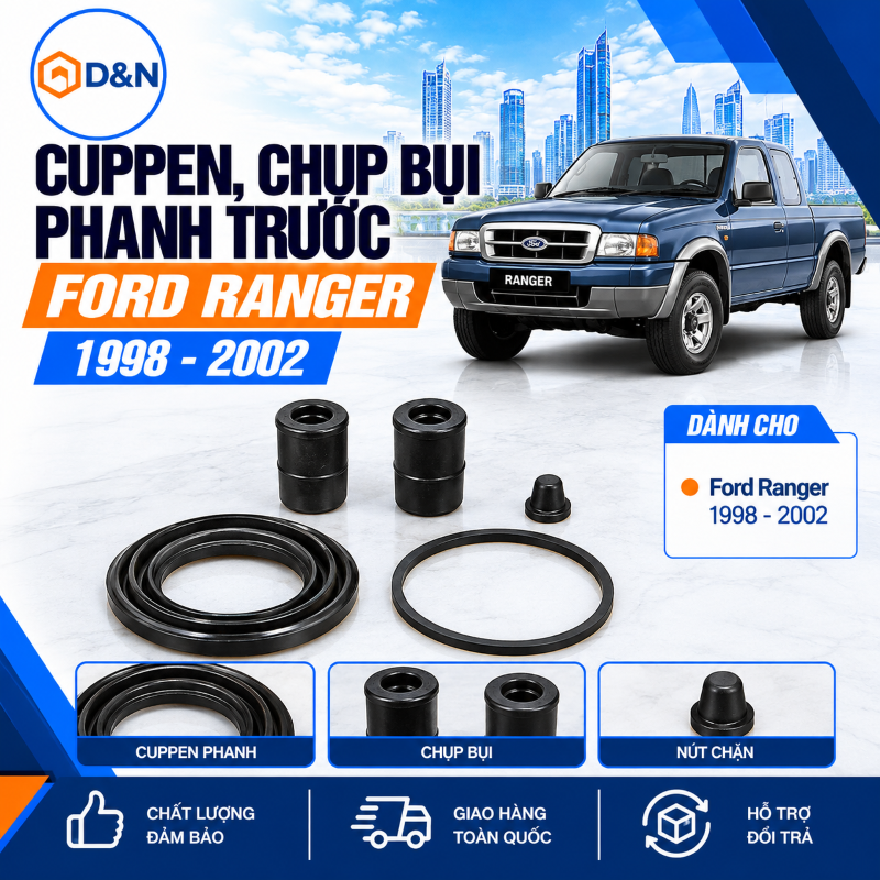 Cuppen, Chụp Bụi Phanh Trước Ford Ranger 1998-2003