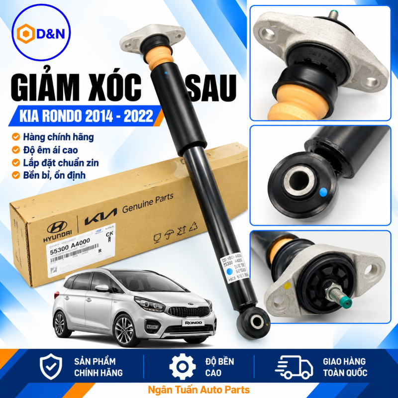Giảm xóc sau, phuộc sau Kia Rondo 2014-2022 chính hãng | 55300-A4000 55300-A4100 55300-A4600