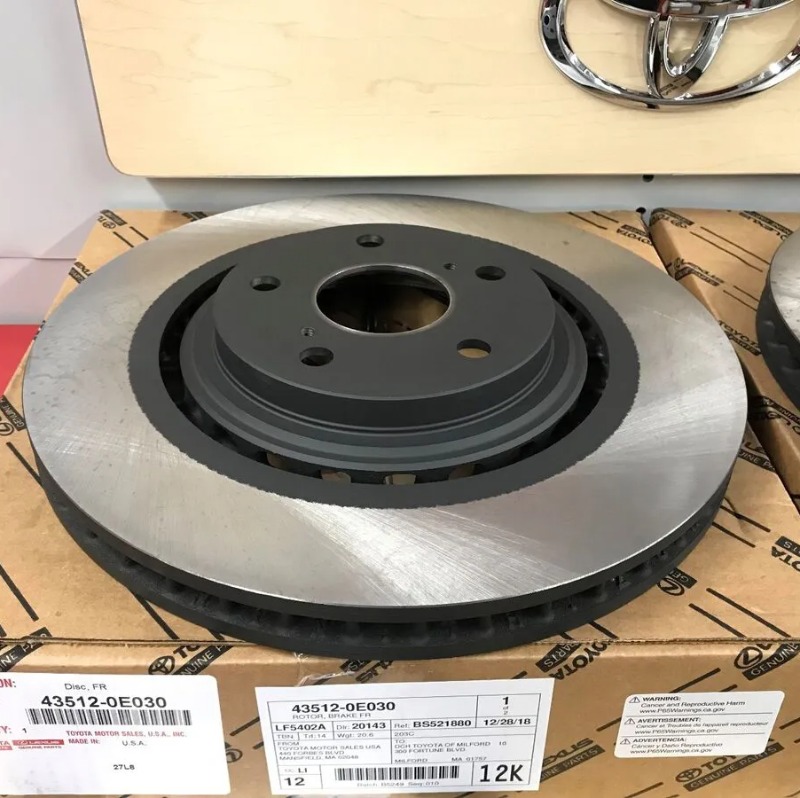 Đĩa phanh trước, đĩa thắng trước toyota previa [2007-2015]