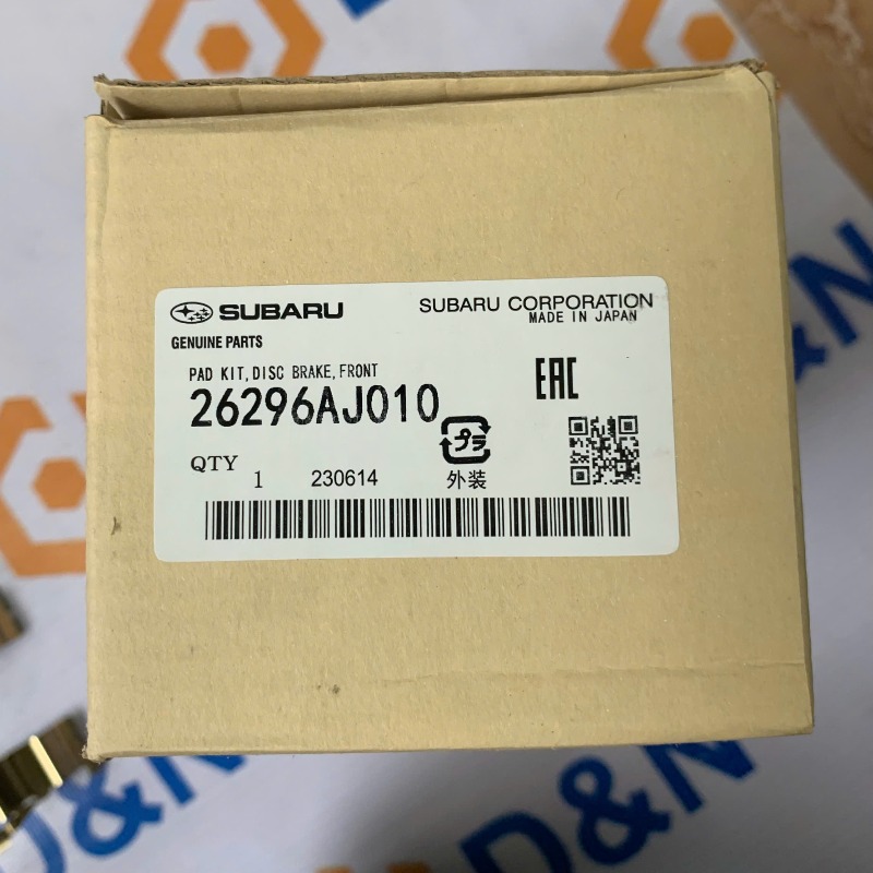 MÁ PHANH TRƯỚC SUBARU FORESTER, OUTBACK, IMPREZZA 26296-AJ010