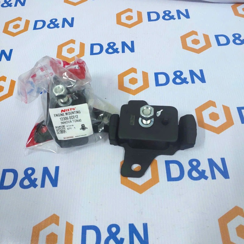 Cao su chân máy trái, phải Innova, Hilux, Fortuner 2005- 2025 máy xăng | 12306-0C012, 12306-75040