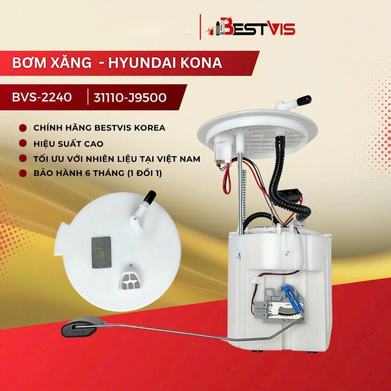 Bơm xăng Hyundai Kona 2.0L 2018- 2023 | 31110-J9500, 31120-J9500