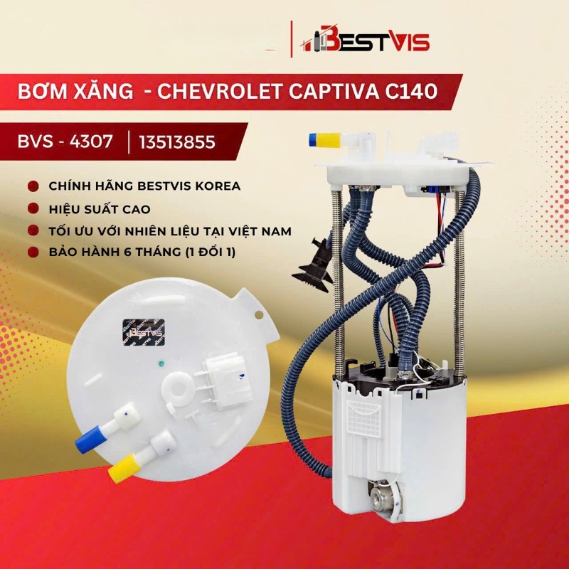 Bơm xăng Chevrolet Captiva 2.4 C140 2012-2018 | 13513855, 13513861, 13513862
