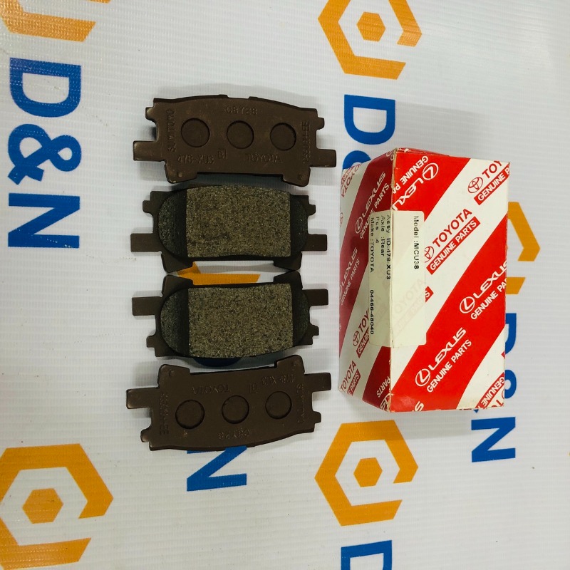 Má phanh sau, bố thắng sau Toyota Highlander 2002-2007, Lexus RX300, RX330 RX350 [2003- 2008] 04466-48030, 04466-48040, 04466-48060, 04466-48090, 04466-YZZAL