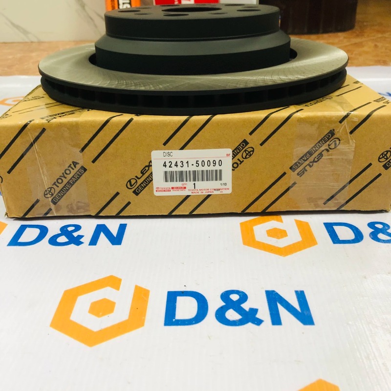 Đĩa phanh sau, đĩa thắng sau Lexus LS460, LS600 2007-2017 | 42431-50090, 42431-50100, 42432-50010