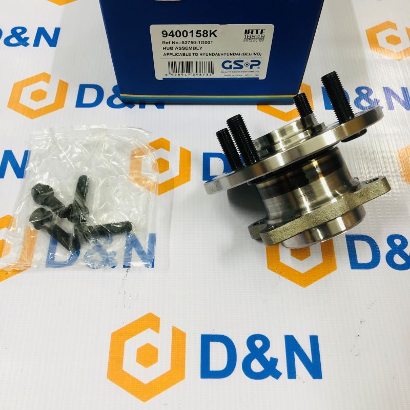 Cụm bi moay ơ sau, bạc đạn bánh sau hyundai getz, kia morning | 52750-1G001, 9430130