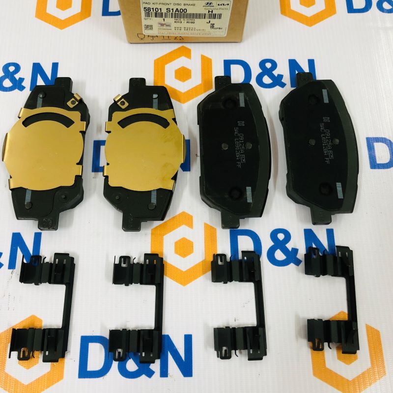 Má phanh, bố thắng trước Hyundai Santafe 2018-2025 | 58101-S1A00, 58101S1A00