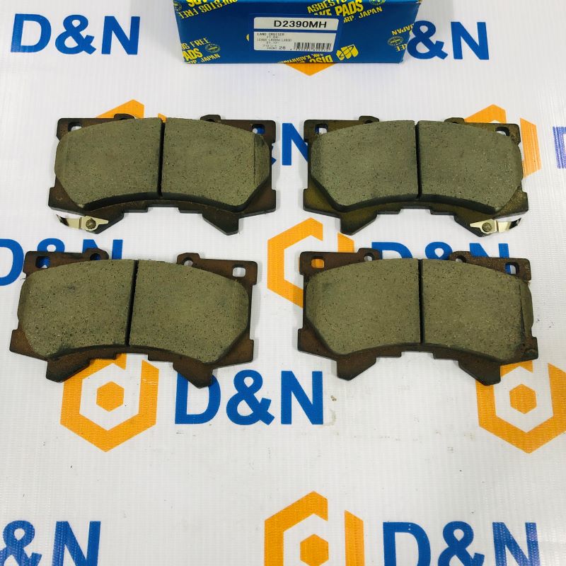 Má phanh trước Toyota Landcruiser J300, Prado J250, Gx550, Lx600, Lx700 2021-2025 | 04465-02580, 04465-02640, 04465-60380,