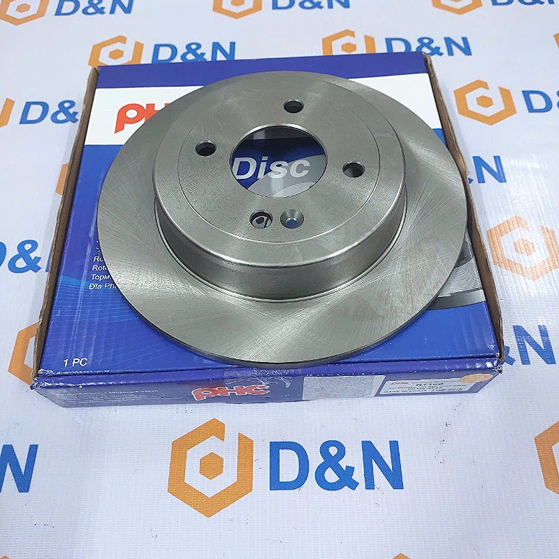 Đĩa phanh sau, đĩa thắng sau Hyundai Accent, I20, Kia Rio, Soluto 2011-2020 | 58411-0U300, 58411-C8000