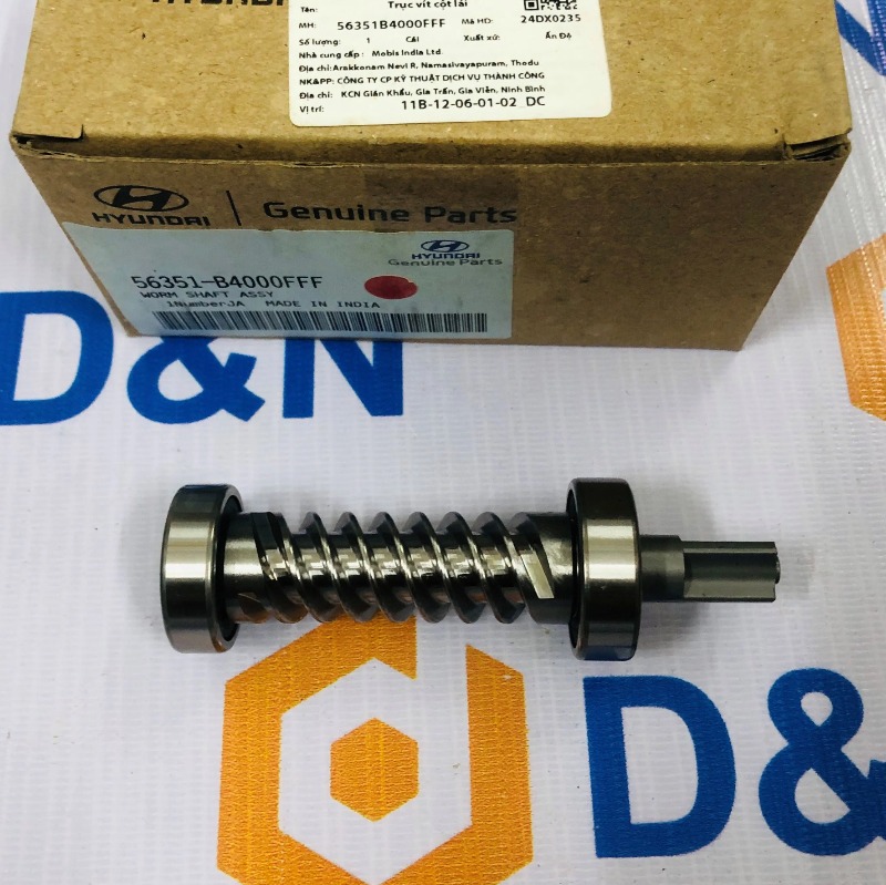 Trục vít cọc lái Hyundai I10 Grand, I20, Accent, Kia Rio 2014-2023 | 56351-C7001FFF, 56351- B4000FFF, 56351- H6001FFF