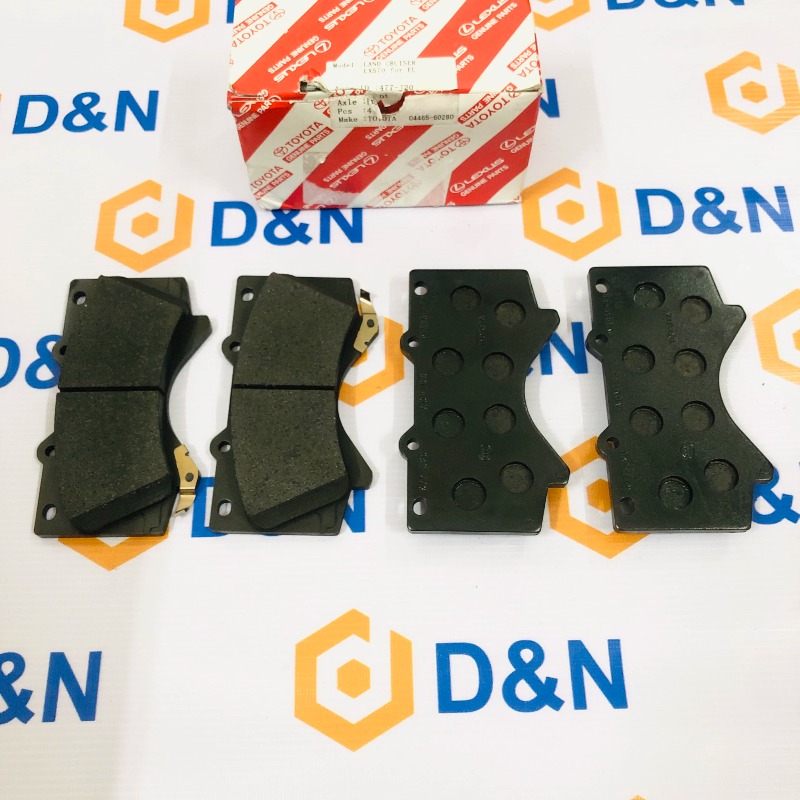 Má phanh trước, bố thắng trước Lexus LX570, Land Cruiser 2007-2021 | 04465-60280, 04465-02440
