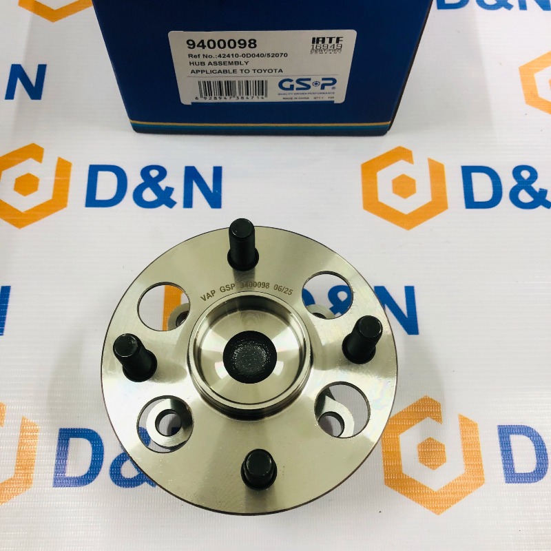 Bi moay ơ bánh sau Toyota Vios, Yaris 2008-2013 (Không abs) | 42410-0D040, GSP 9400098