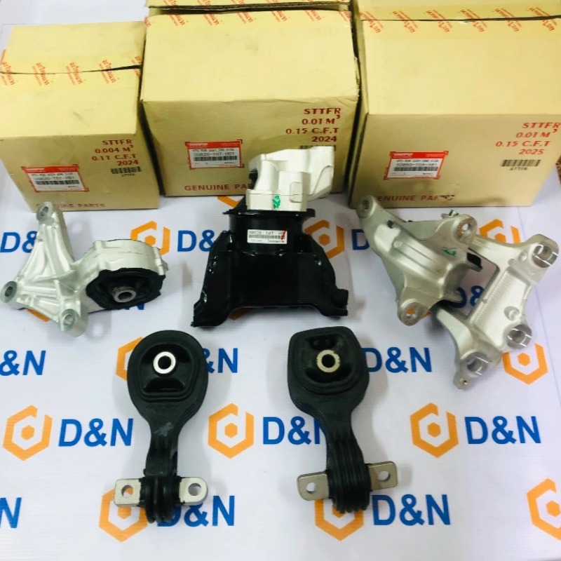 Bộ cao su chân máy Honda Crv 2.4L 2013-2017 | 50870-TA0-A03, 50822-T5R-A01, 50810-TA0-A01, 50820-TA0-A01, 50850-TA0-A01