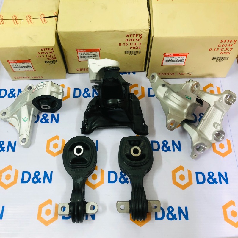 Bộ cao su chân máy Honda Crv 2.4L 2013-2017 | 50870-TA0-A03, 50822-T5R-A01, 50810-TA0-A01, 50820-TA0-A01, 50850-TA0-A01