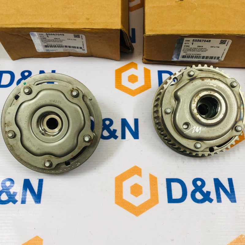 Nhông cam, Bánh răng cam (hút, xả) Chevrolet Cruze, Orlando, Lacetti Cdx, Se 1.8 | 55567049, 55567048