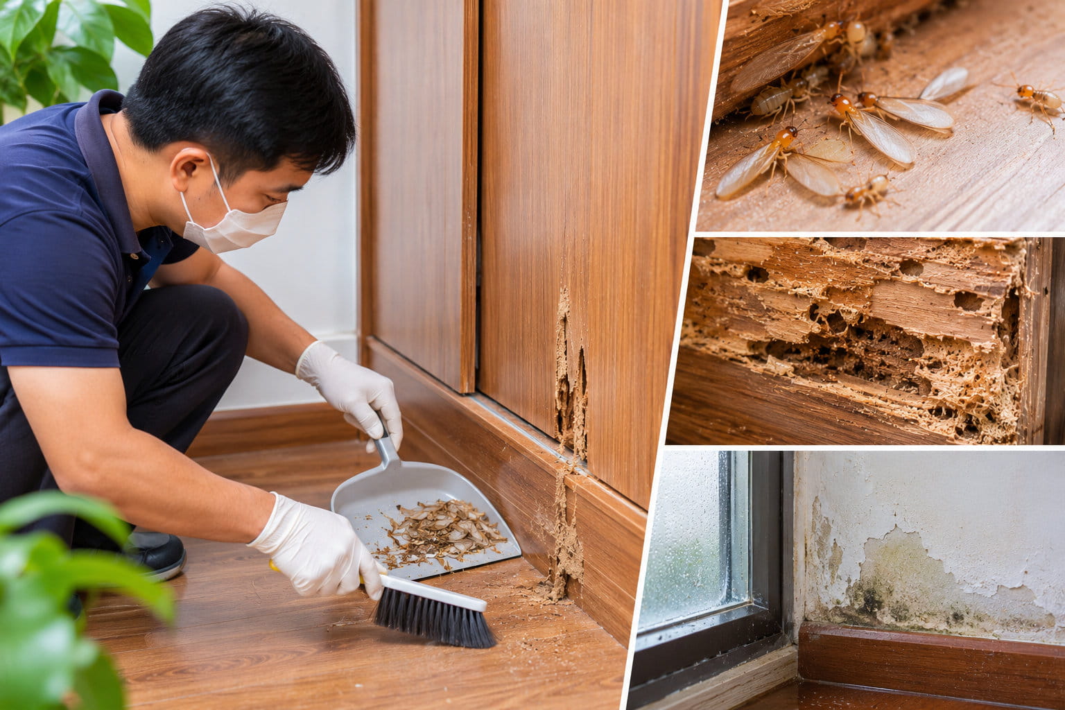 xử lý mối trong nhà