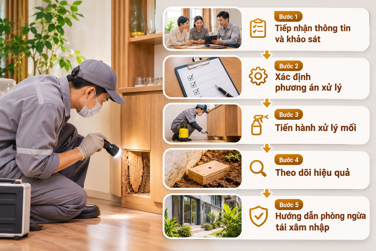 dịch vụ diệt mối tại nhà