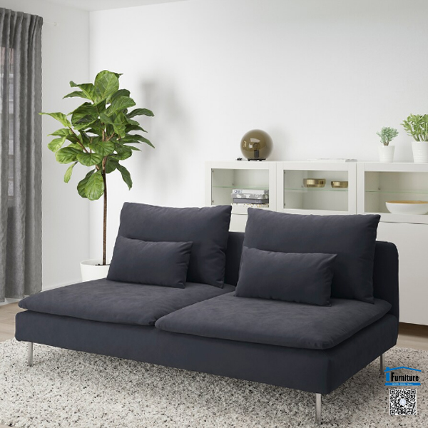 GHẾ SOFA SÖDERHAMN IKEA - Màu xám đen