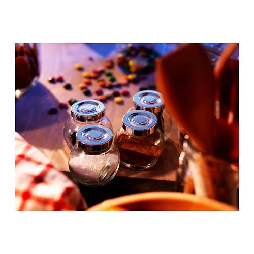 SET 4 LỌ THỦY TINH RAJTAN IKEA 150 ml