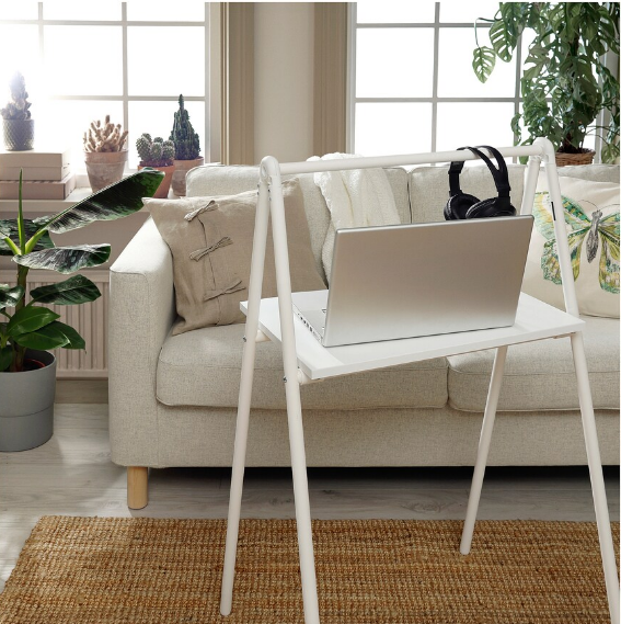 BÀN GẤP BJÖRKÅSEN IKEA - TRẮNG 59x35 cm