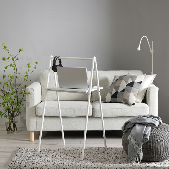 BÀN GẤP BJÖRKÅSEN IKEA - TRẮNG 59x35 cm